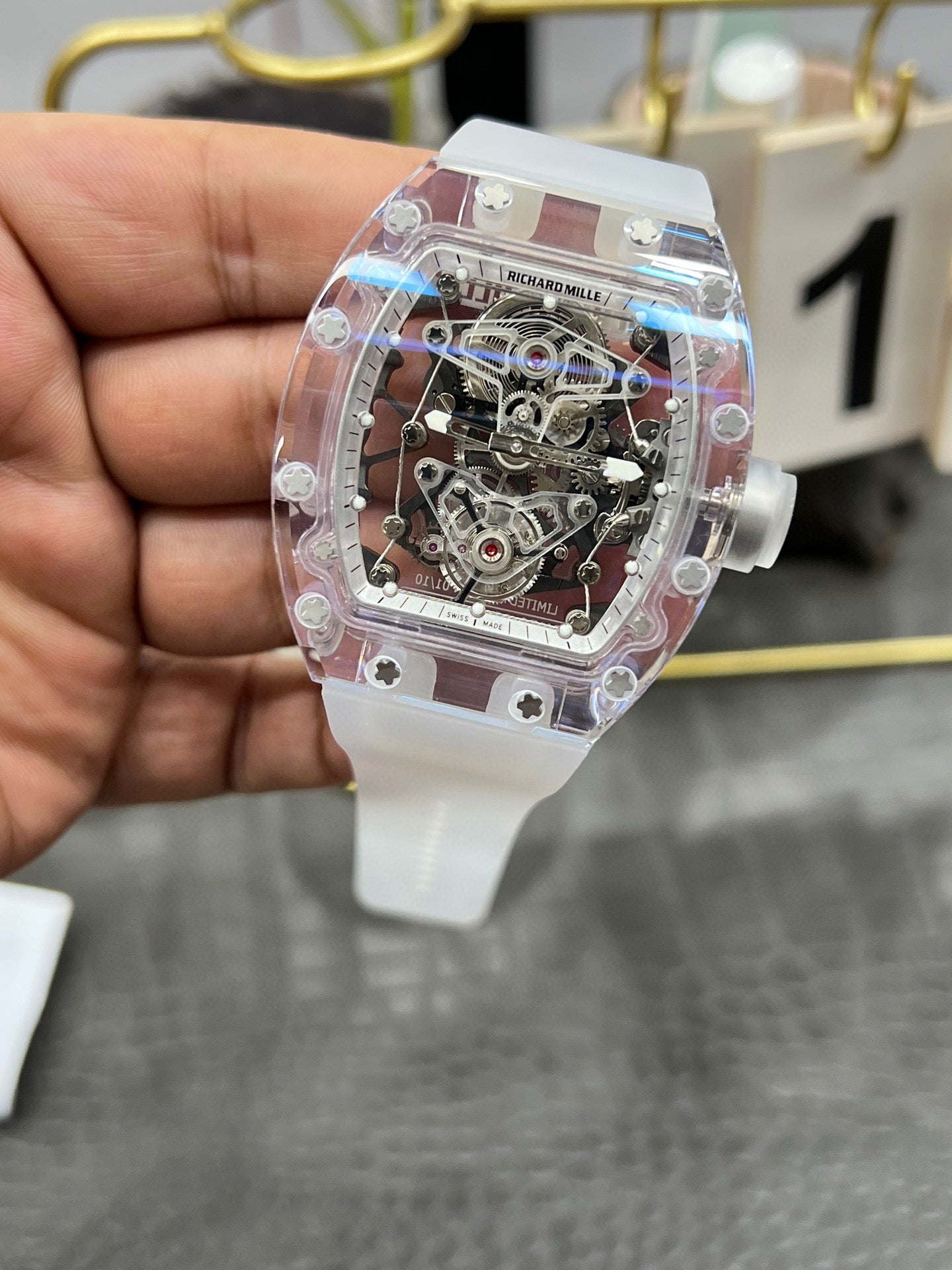 Richard Mille RM 56-02 Sapphire 50.50 mm × 42.70 mm – Ref. RM 56-02