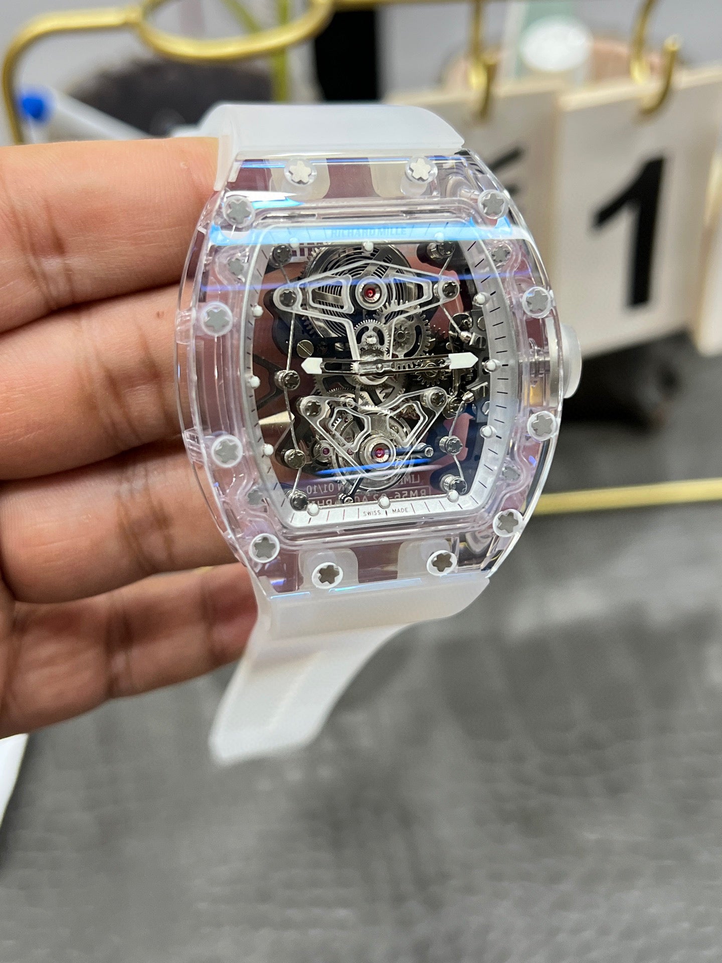 Richard Mille RM 56-02 Sapphire 50.50 mm × 42.70 mm – Ref. RM 56-02