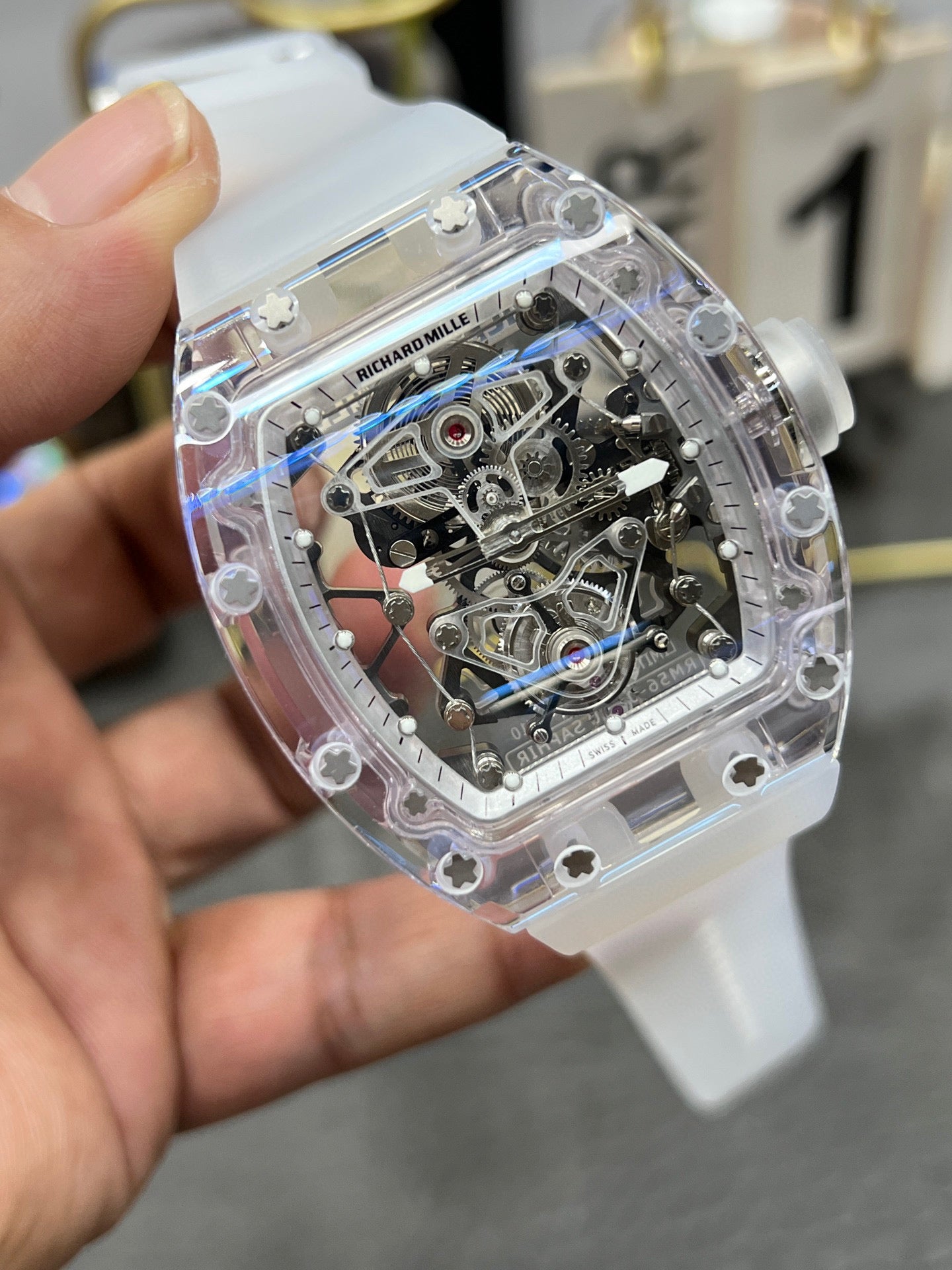 Richard Mille RM 56-02 Sapphire 50.50 mm × 42.70 mm – Ref. RM 56-02