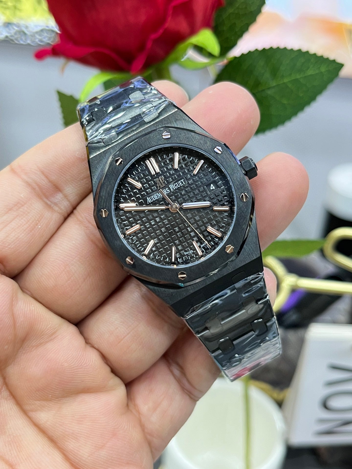 Audemars Piguet Royal Oak 77350CE.OO.1266CE.01 (Audemars Piguet Royal Oak чёрная керамика)