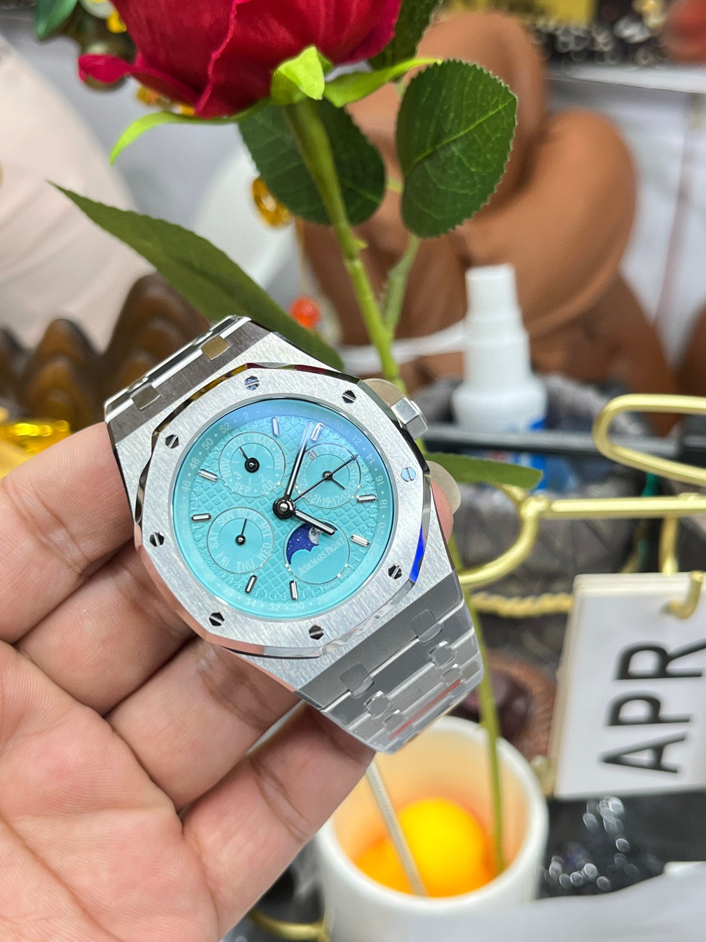 Audemars Piguet Royal Oak Perpetual Calendar 26574PT.OO.1220PT.01 (Audemars Piguet Royal Oak Perpetual Calendar, платина)