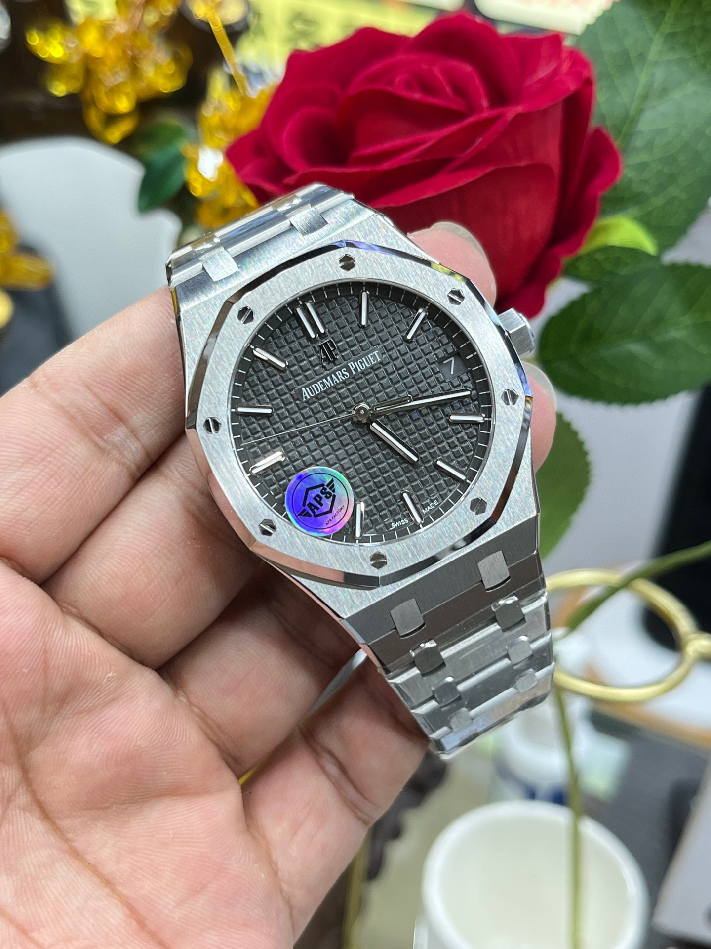 Audemars Piguet Royal Oak 15500ST.OO.1220ST.02 (Audemars Piguet Royal Oak синий циферблат)