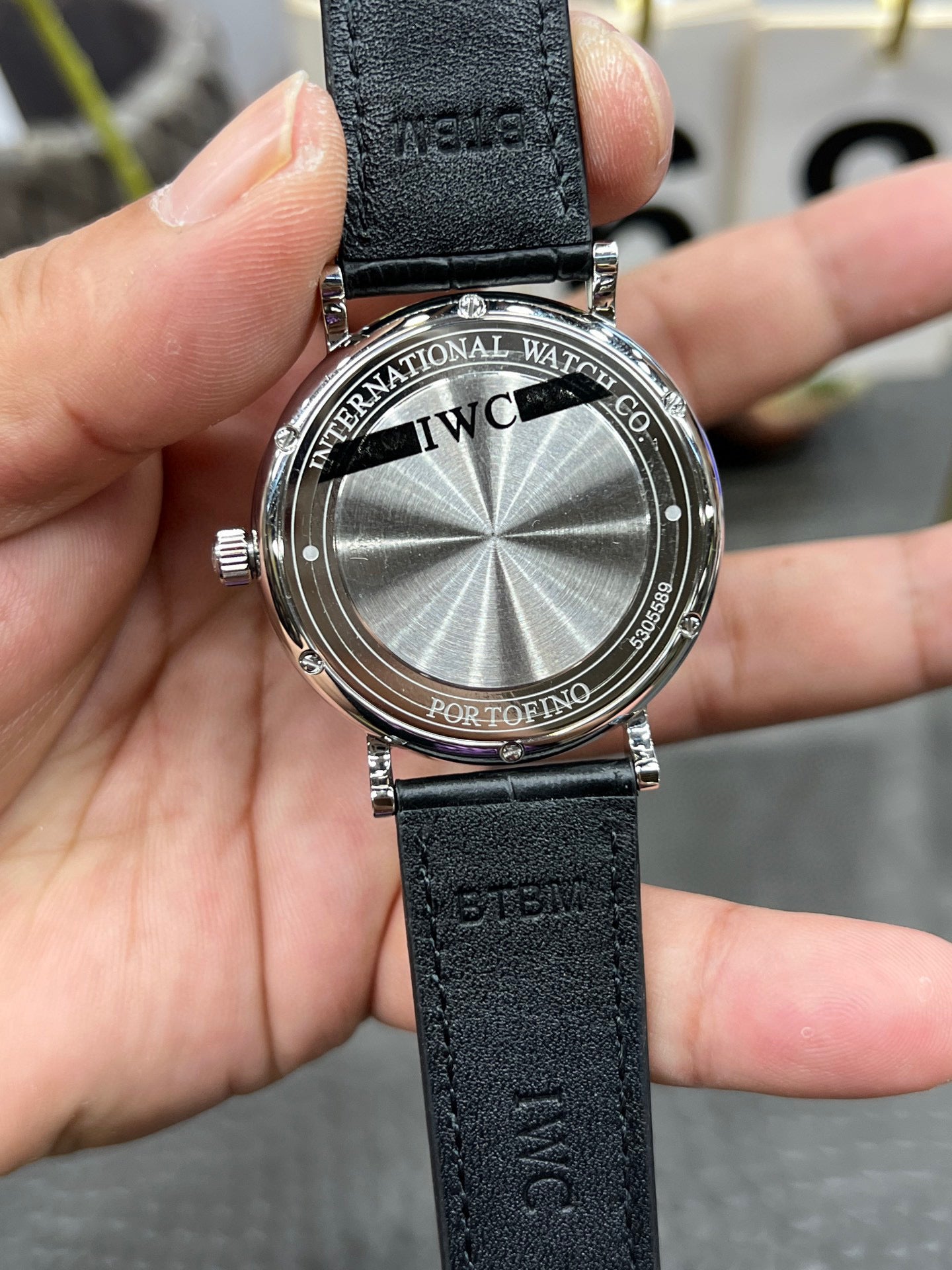IWC Portofino Automatic 40mm – Ref. IW356523 (Blue Dial, Stainless Steel, Leather Strap)