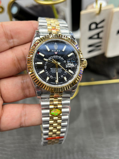 Rolex Sky-Dweller 42 mm – Ref. 336933-0004 (Rolesor Two-Tone, Black Dial, Jubilee Bracelet)