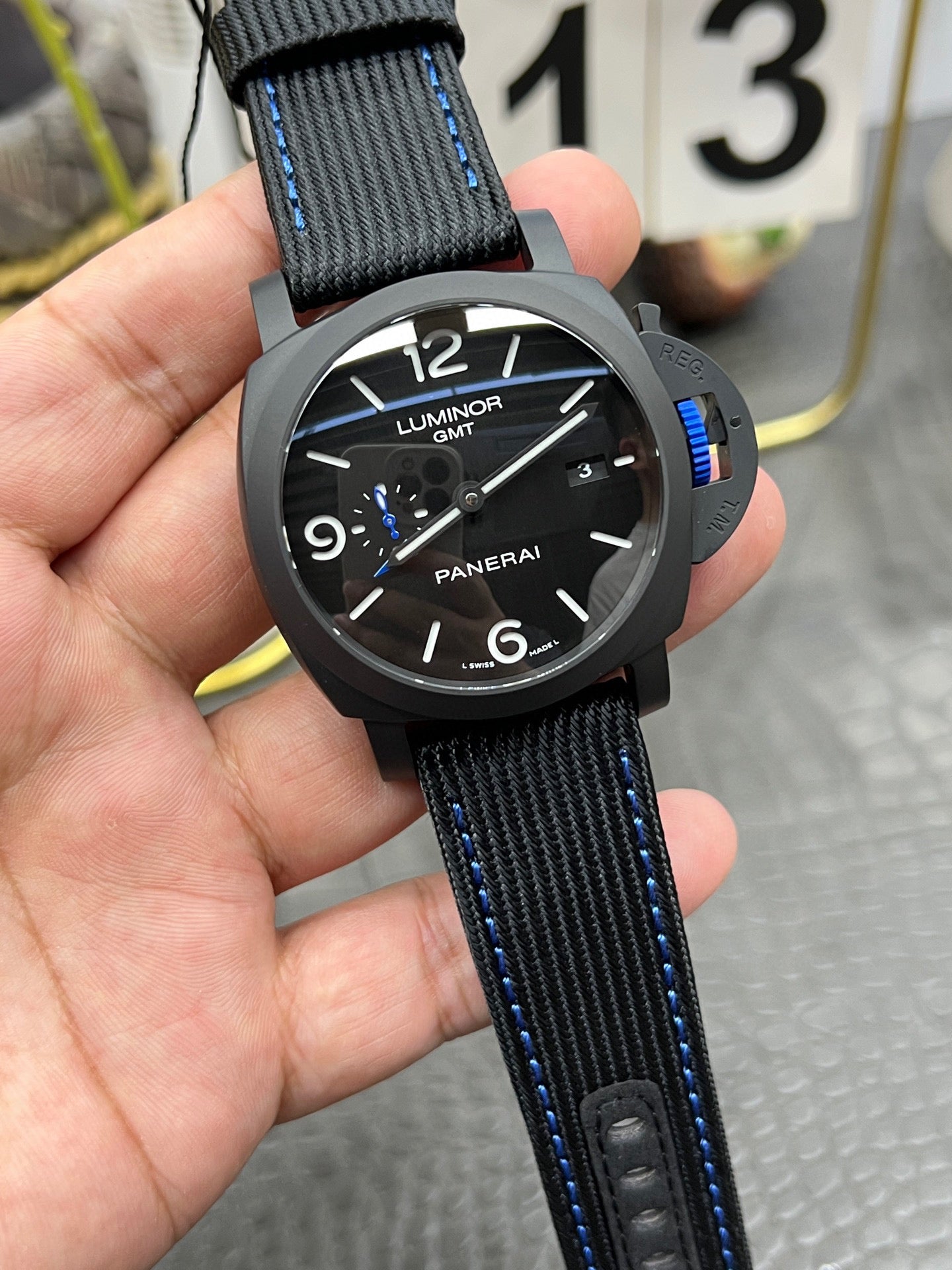 Panerai Luminor Marina 44 mm – Ref. PAM1176 (Black Ceramic Case)