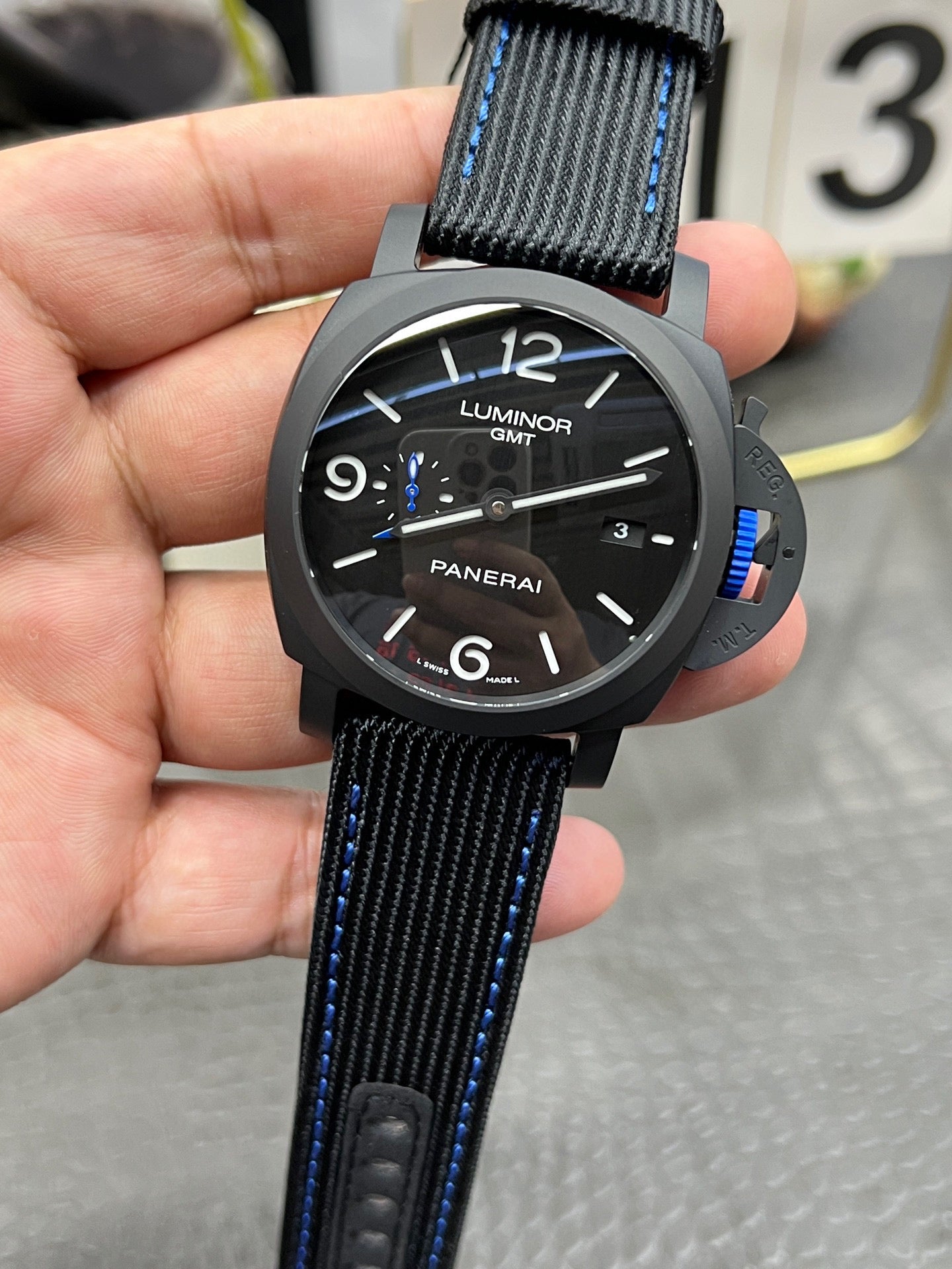 Panerai Luminor Marina 44 mm – Ref. PAM1176 (Black Ceramic Case)