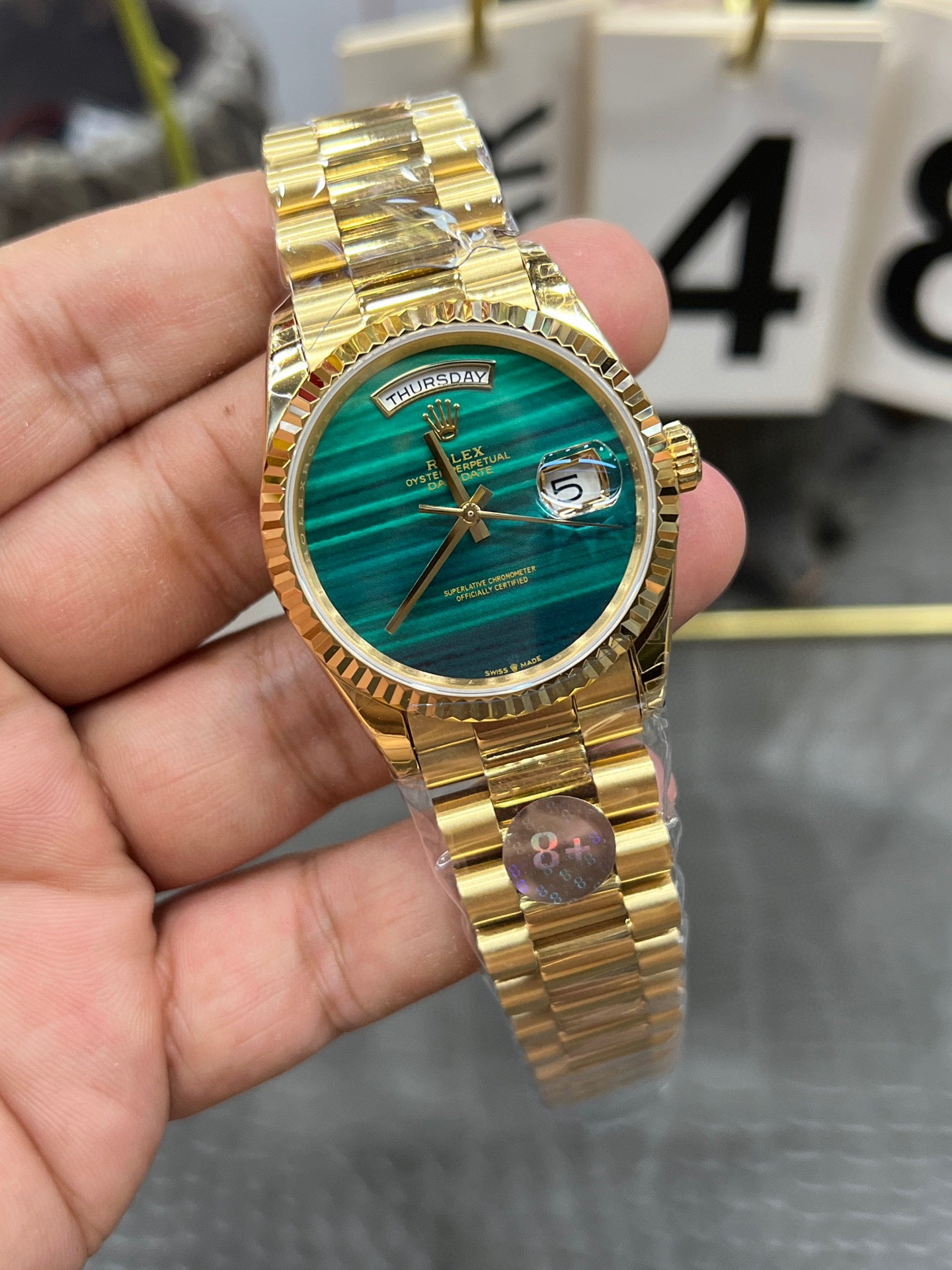 Rolex Day-Date 36 mm – Malachite Dial