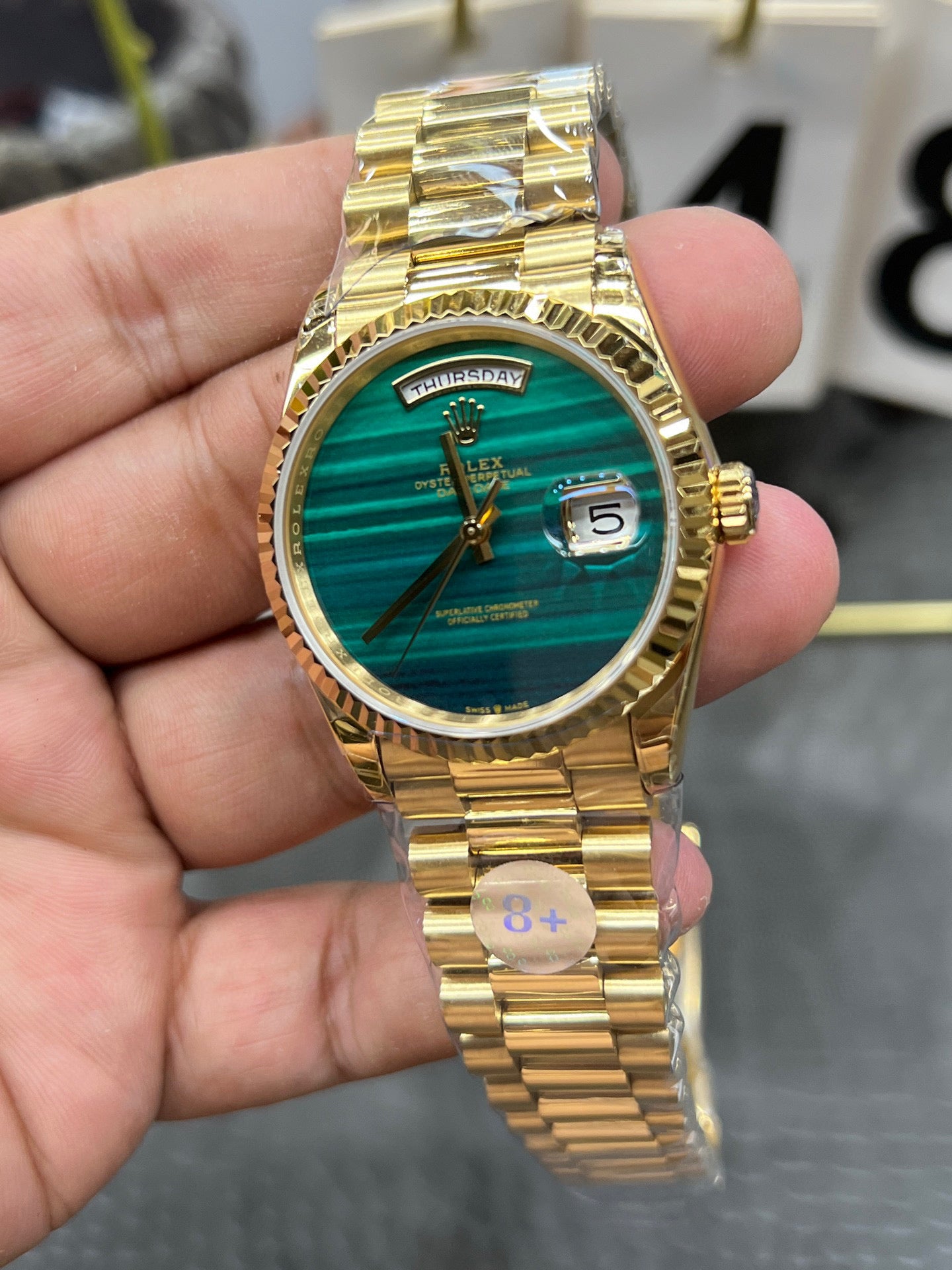 Rolex Day-Date 36 mm – Malachite Dial