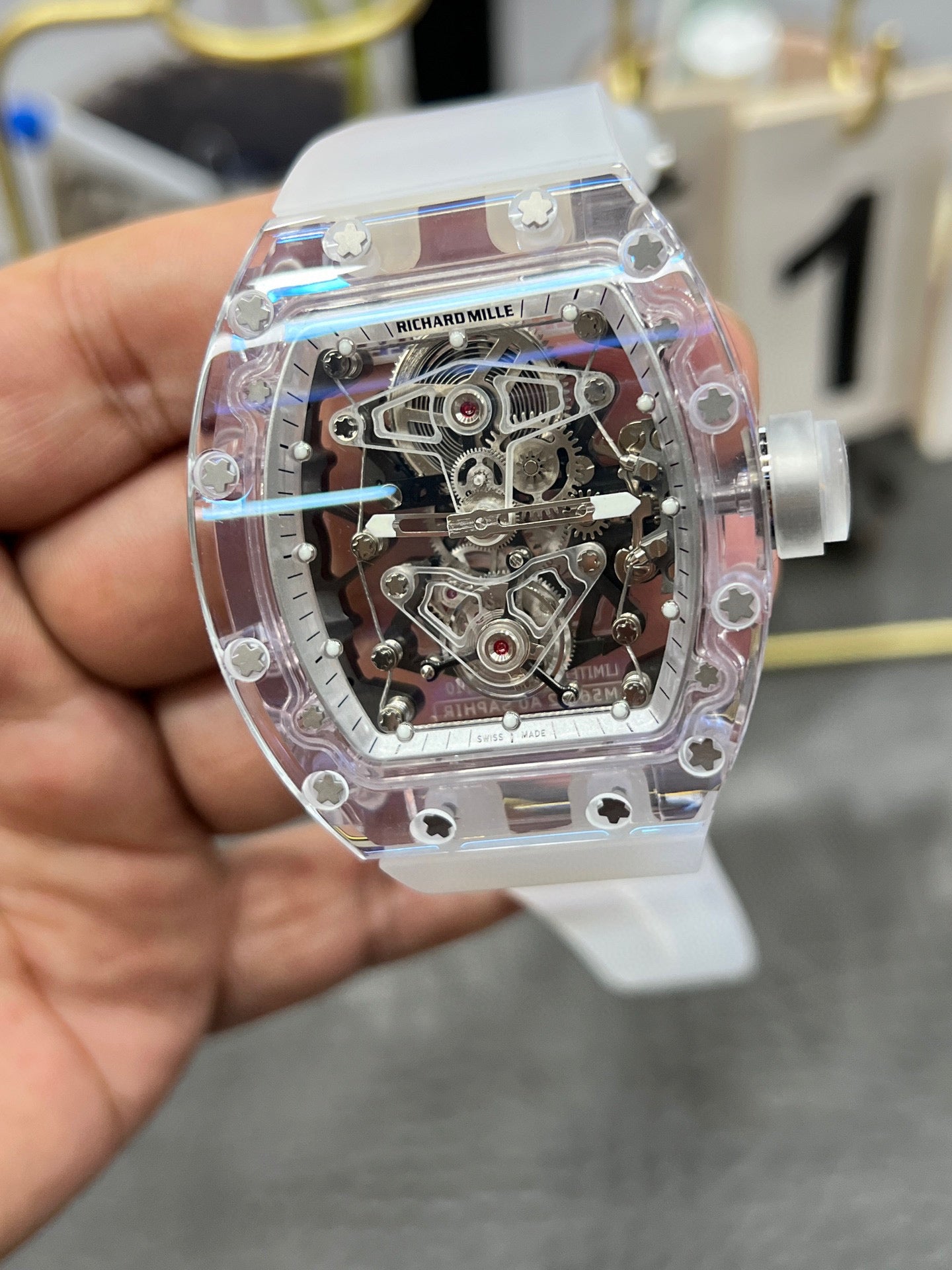 Richard Mille RM 56-02 Sapphire 50.50 mm × 42.70 mm – Ref. RM 56-02