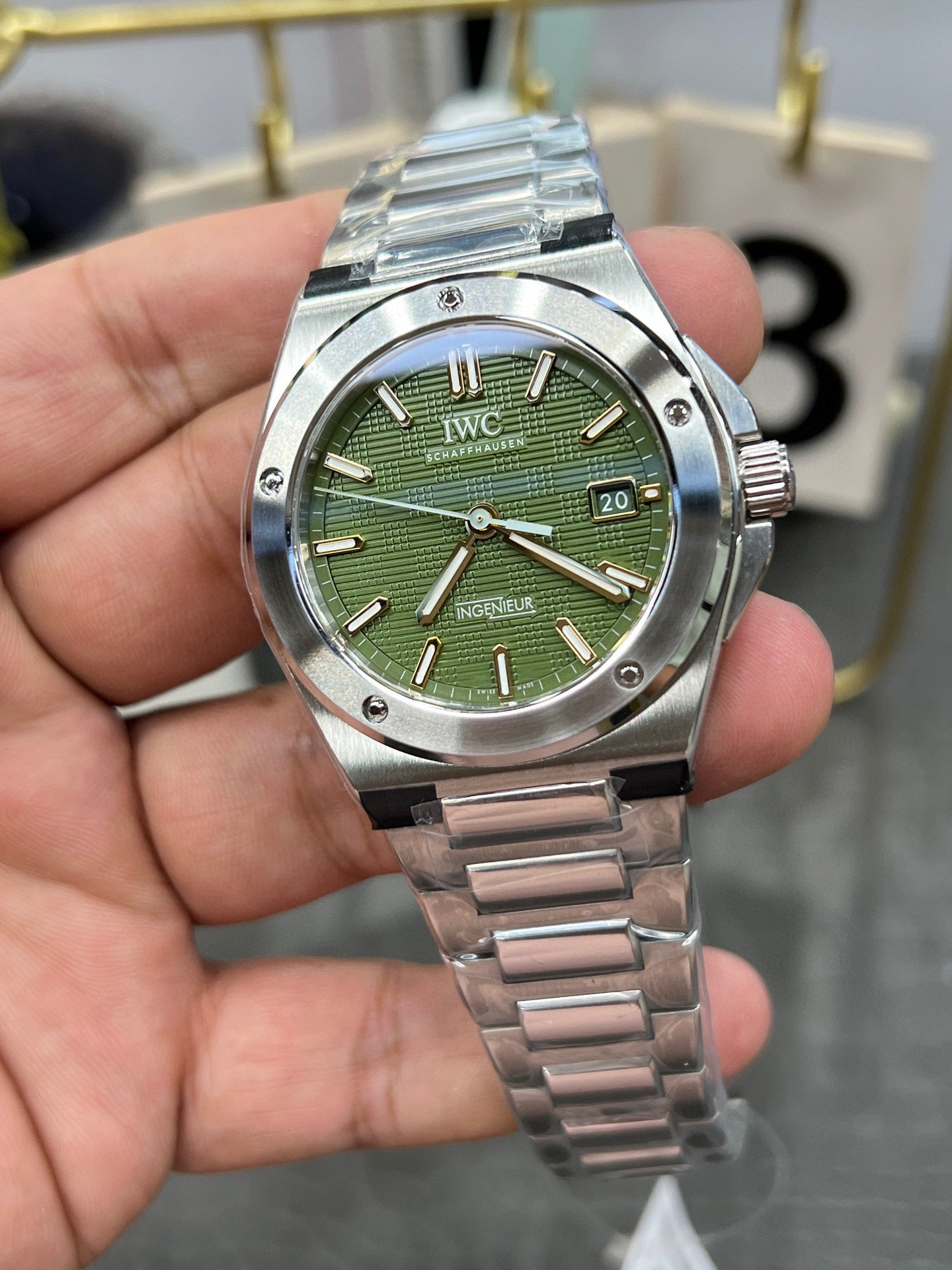 IWC Ingenieur 40 mm – Green Dial