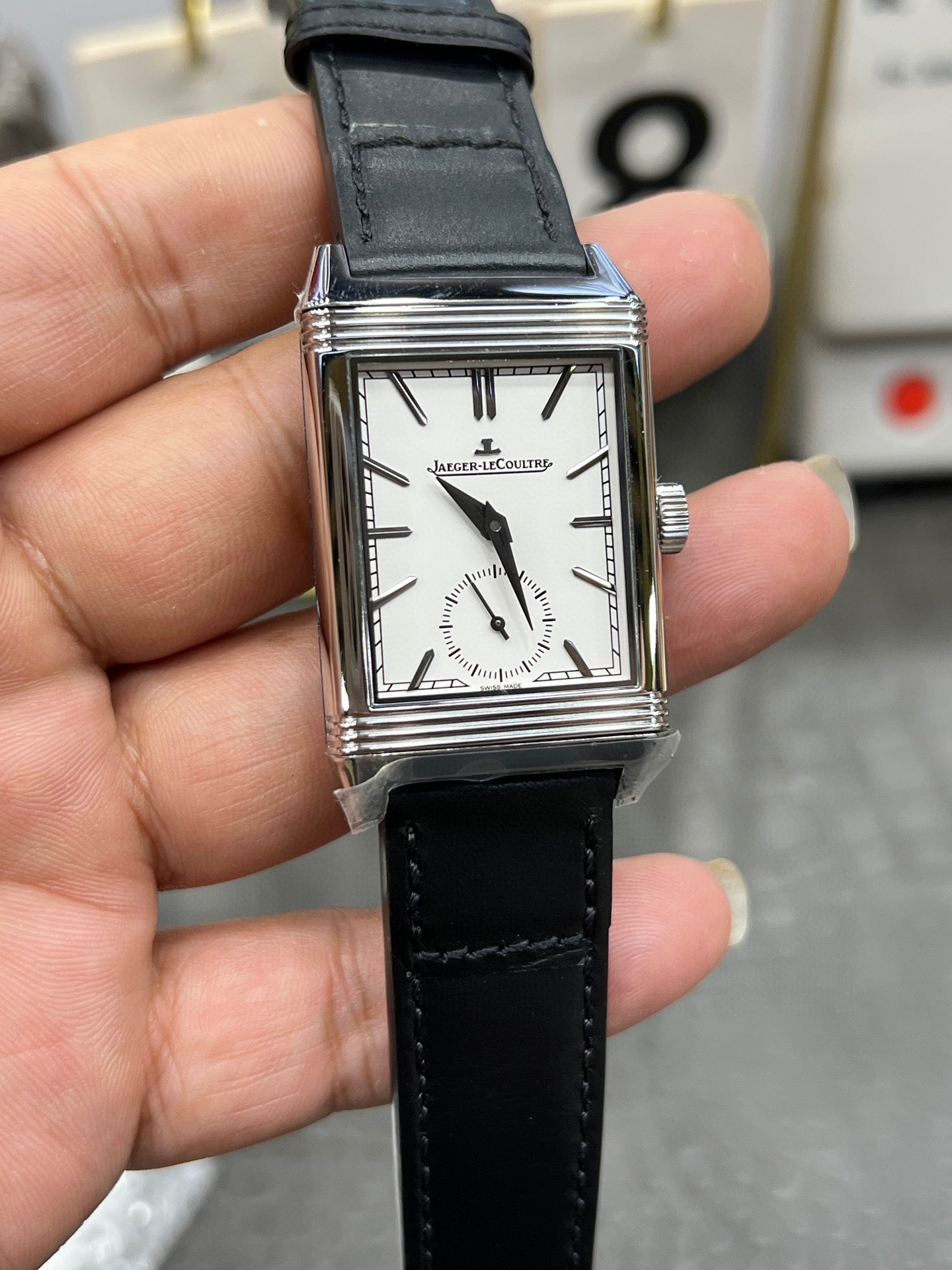Jaeger-LeCoultre Reverso Classic Medium Duetto 49 mm × 29 mm – Ref. Q713842J
