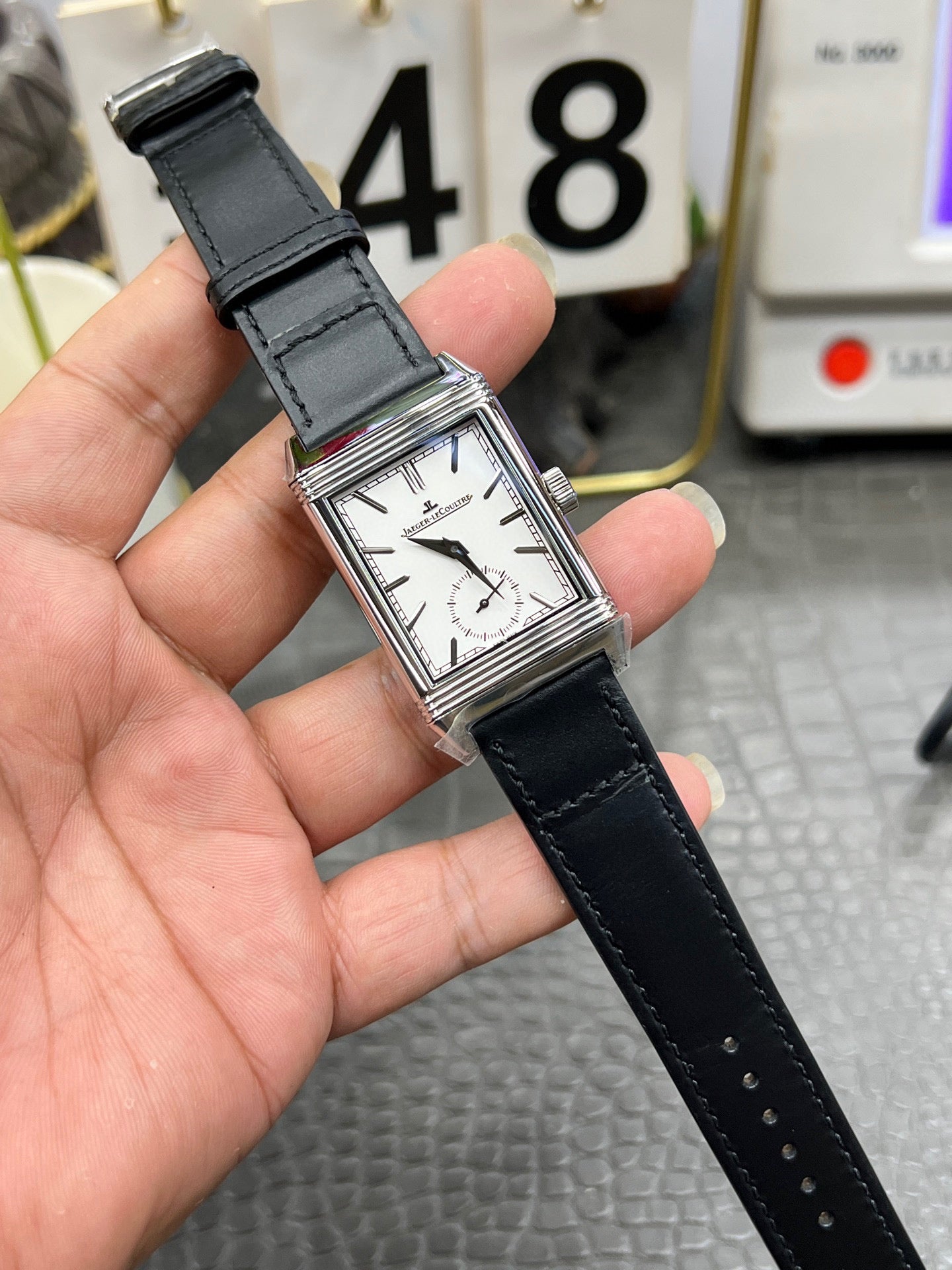 Jaeger-LeCoultre Reverso Classic Medium Duetto 49 mm × 29 mm – Ref. Q713842J