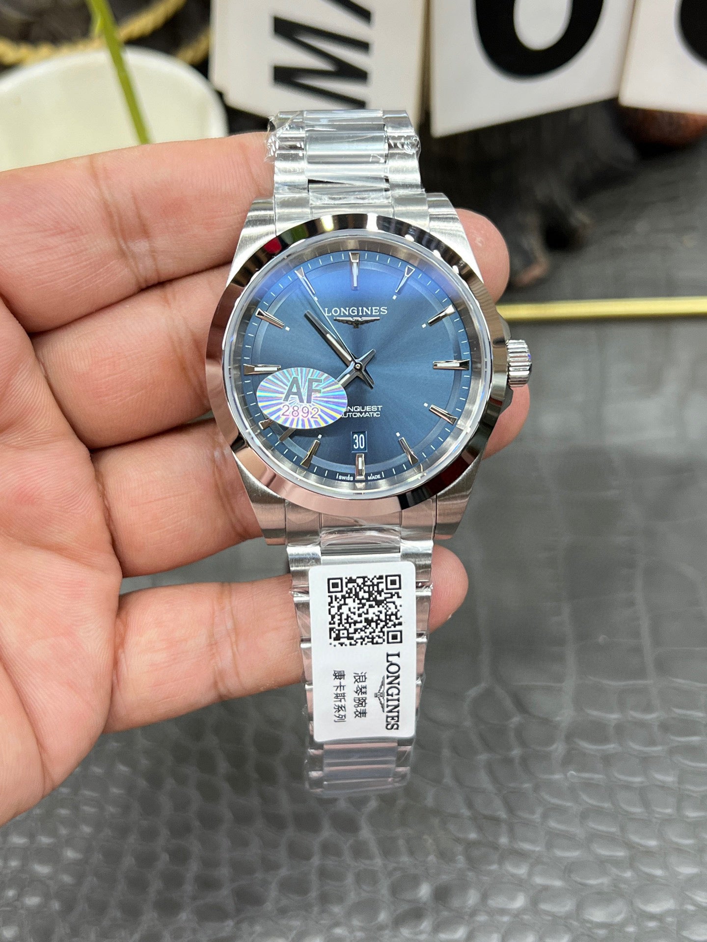 ChatGPT 说：  Longines Master Collection Chronograph 41 mm – Ref. L3.830.4.92.6