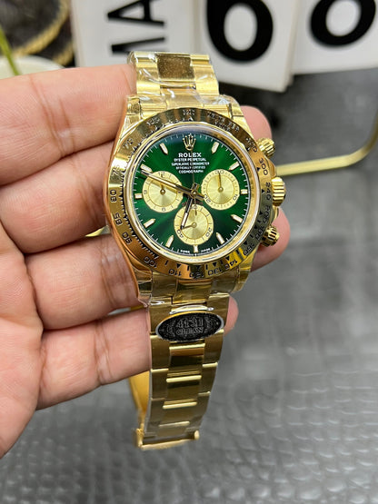 Rolex Cosmograph Daytona 40 mm – Ref. 126508 “Green Gold”