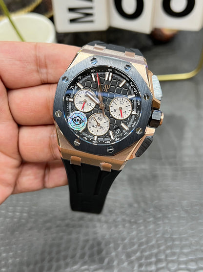 Audemars Piguet Royal Oak Offshore Chronograph Ref. 26420RO.OA.002CA.01 “43mm Pink Gold / Black Ceramic”