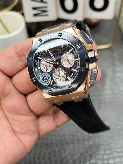 Audemars Piguet Royal Oak Offshore Chronograph Ref. 26420RO.OA.002CA.01 “43mm Pink Gold / Black Ceramic”