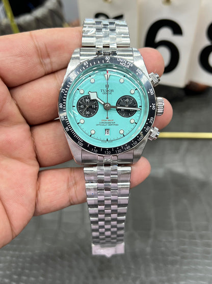 Tudor Black Bay Chrono Ref. M79360N-0024 “41mm Steel / Turquoise Dial”
