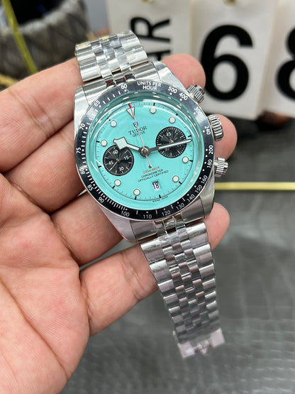 Tudor Black Bay Chrono Ref. M79360N-0024 “41mm Steel / Turquoise Dial”