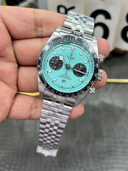 Tudor Black Bay Chrono Ref. M79360N-0024 “41mm Steel / Turquoise Dial”