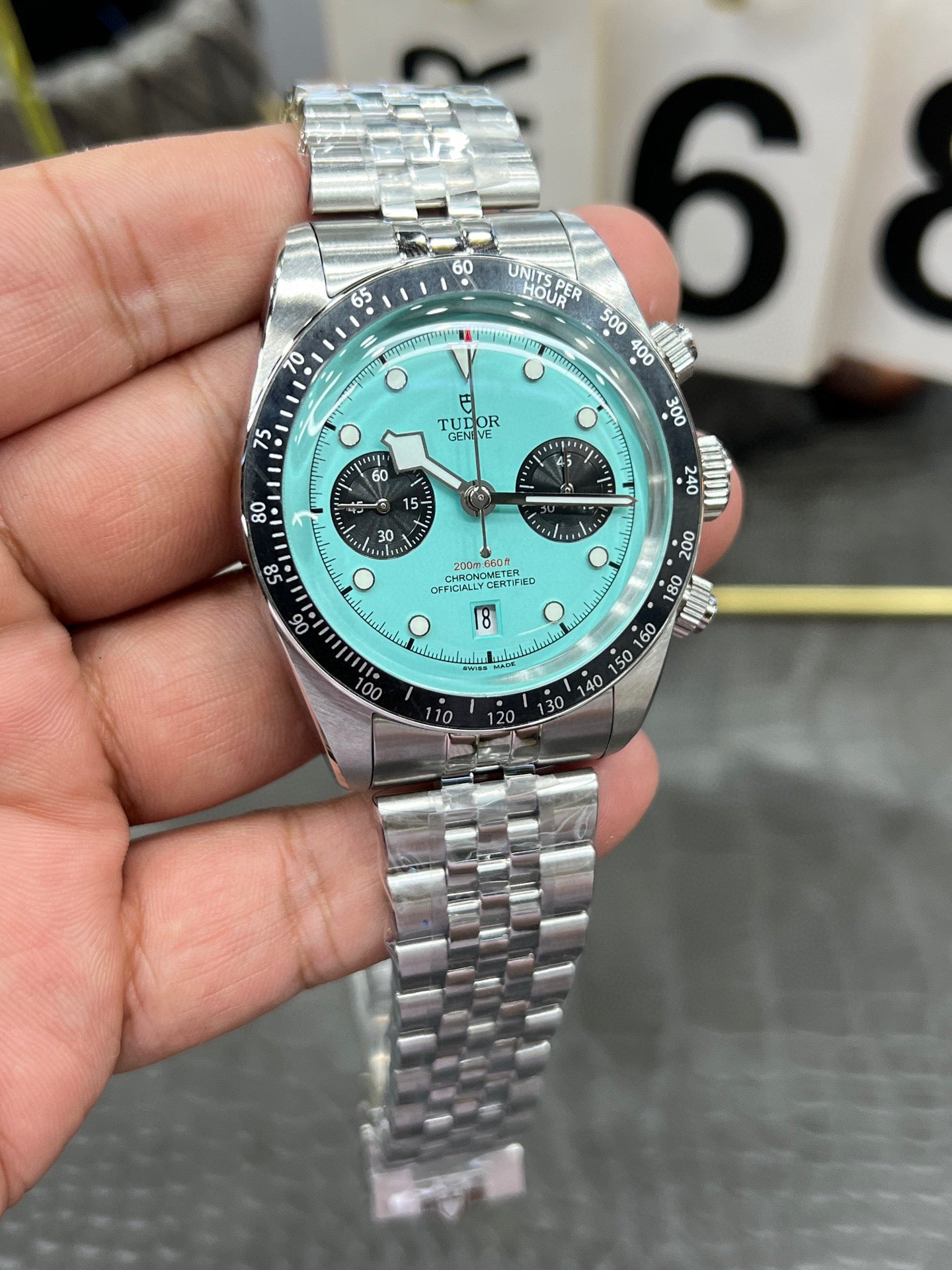 Tudor Black Bay Chrono Ref. M79360N-0024 “41mm Steel / Turquoise Dial”