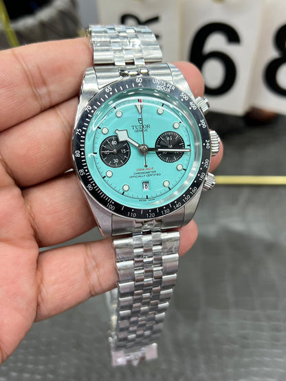 Tudor Black Bay Chrono Ref. M79360N-0024 “41mm Steel / Turquoise Dial”