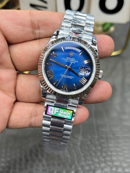 Rolex Day-Date 40 Ref. M228239-0076 “40mm 18-kt White Gold / Blue Ombré Dial”