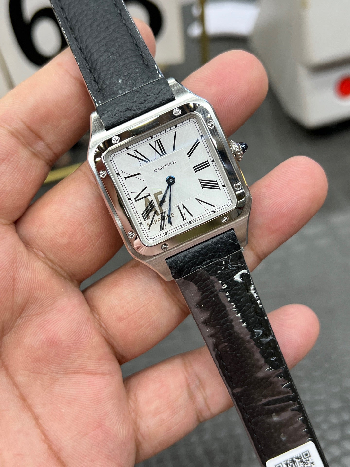 Cartier Santos-Dumont Ref. WSSA0085 “Large Model Steel / Silver Dial”