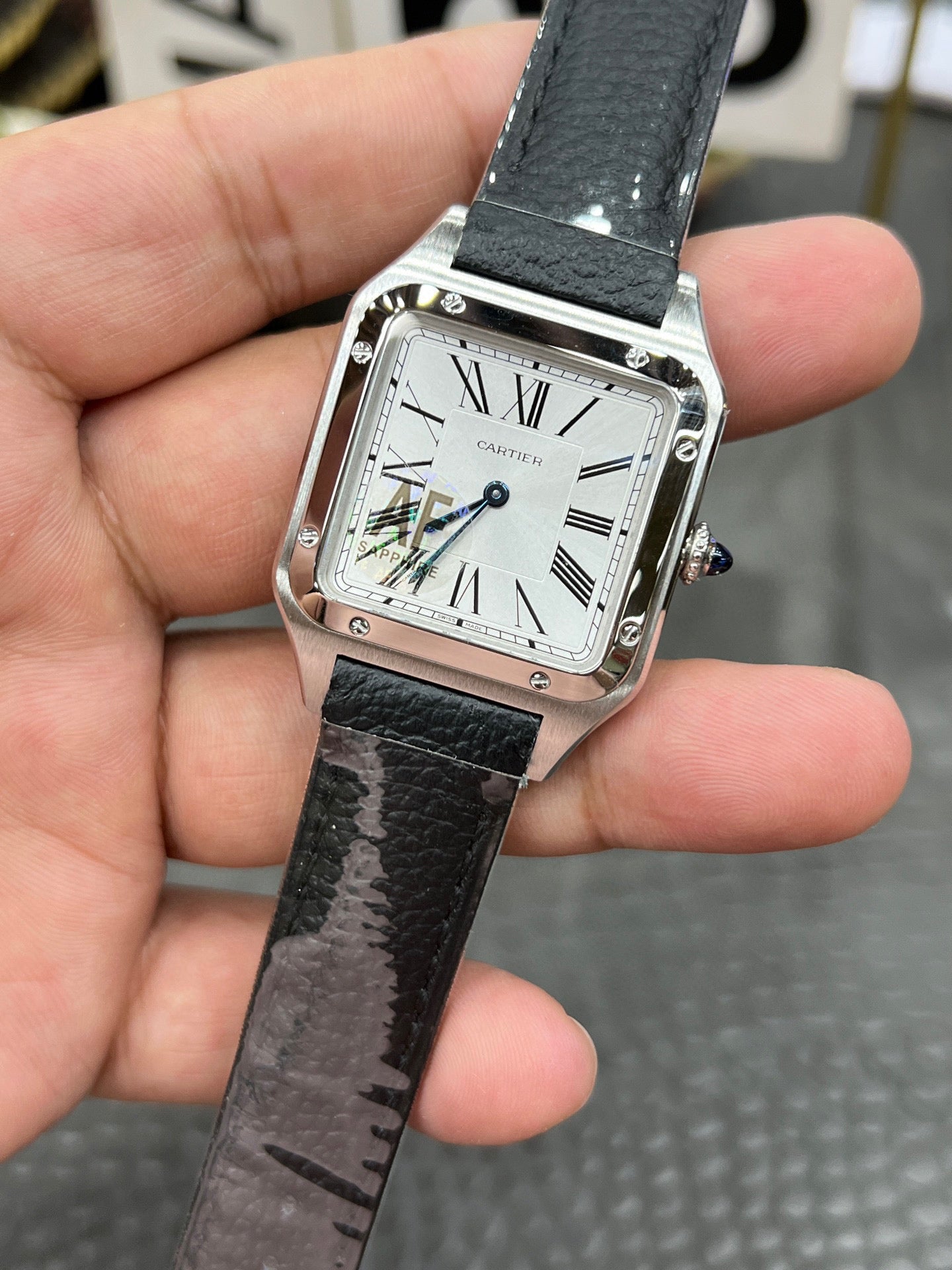 Cartier Santos-Dumont Ref. WSSA0085 “Large Model Steel / Silver Dial”