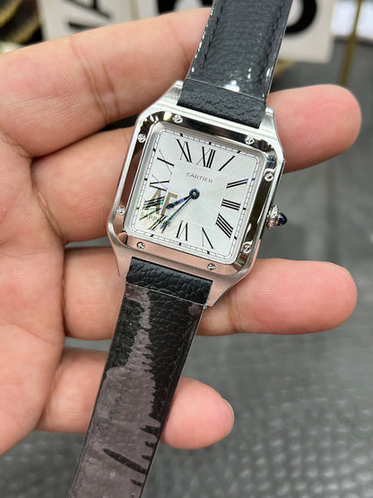 Cartier Santos-Dumont Ref. WSSA0085 “Large Model Steel / Silver Dial”