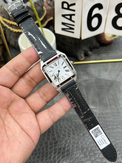 Cartier Santos-Dumont Ref. WSSA0085 “Large Model Steel / Silver Dial”