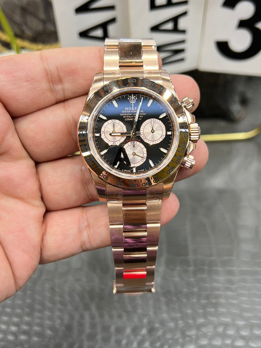 Rolex Cosmograph Daytona Ref. M126505-0001 “40mm Everose Gold / Bright Black & Sundust Dial