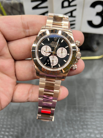 Rolex Cosmograph Daytona Ref. M126505-0001 “40mm Everose Gold / Bright Black & Sundust Dial