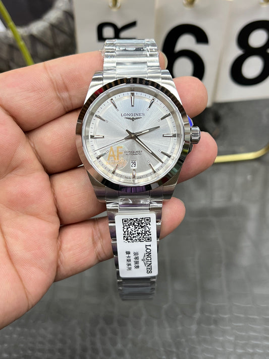 Longines Conquest Automatic Ref. L3.830.4.72.6 “41mm Steel / Silver Sunray Dial