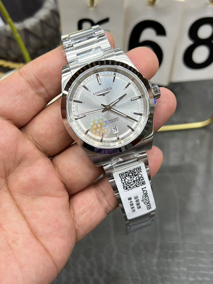 Longines Conquest Automatic Ref. L3.830.4.72.6 “41mm Steel / Silver Sunray Dial