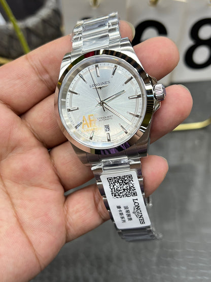 Longines Conquest Automatic Ref. L3.830.4.72.6 “41mm Steel / Silver Sunray Dial