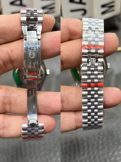 Rolex Datejust 31 Ref. 278384RBR-0010 “31mm White Rolesor / Dark Grey Diamond-Dial