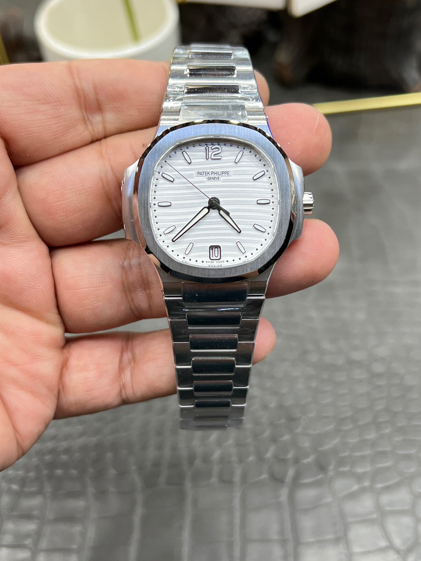 Patek Philippe Nautilus Ref. 7118/1A-010 “35.2mm Steel / Silvery Opaline Dial