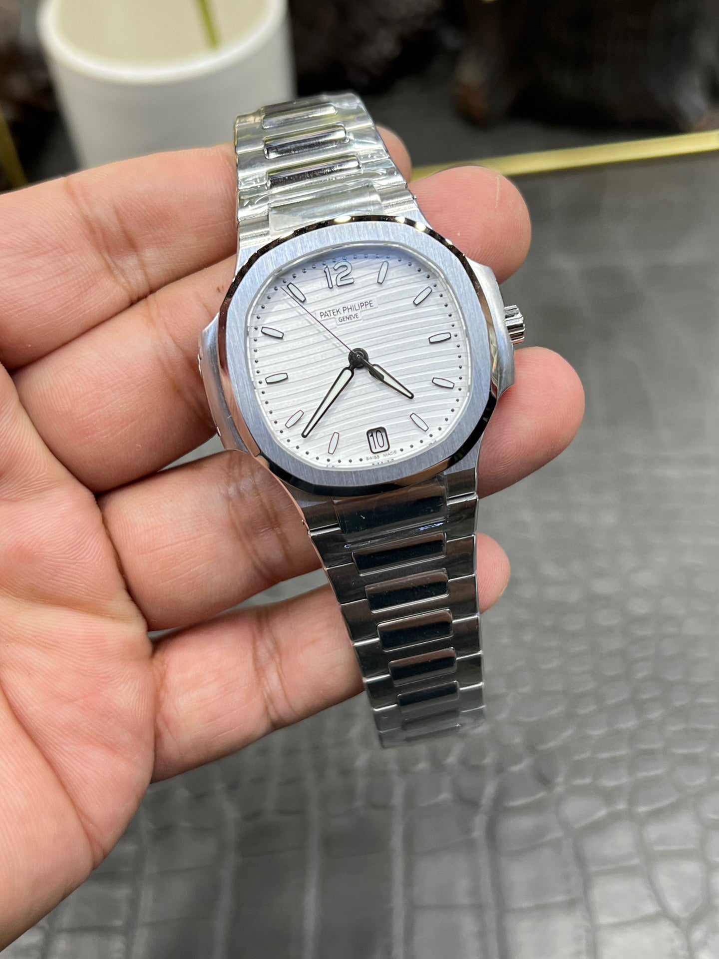 Patek Philippe Nautilus Ref. 7118/1A-010 “35.2mm Steel / Silvery Opaline Dial