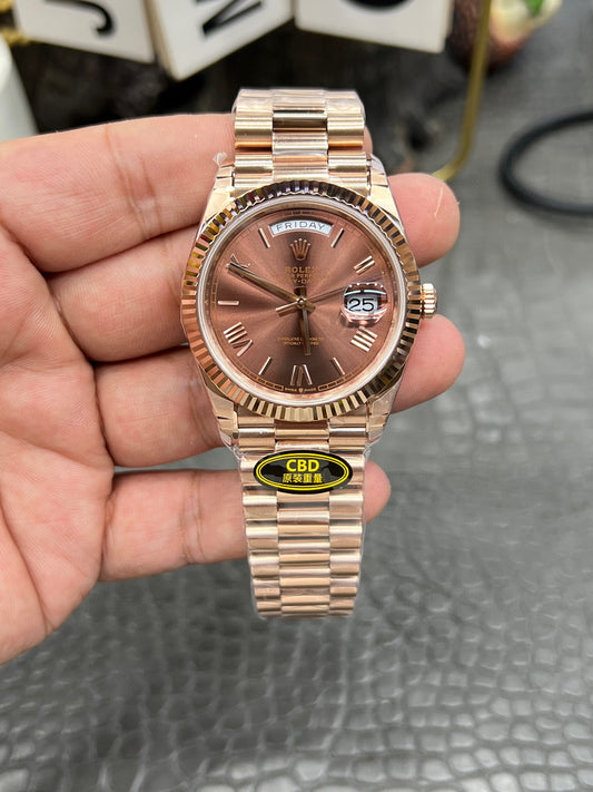 Rolex Day-Date 40 Ref. 228235-0002 “40mm Everose Gold / Chocolate Roman Dial