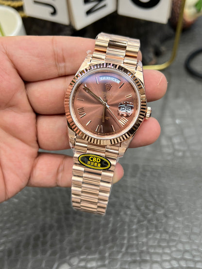 Rolex Day-Date 40 Ref. 228235-0002 “40mm Everose Gold / Chocolate Roman Dial