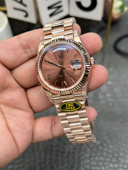 Rolex Day-Date 40 Ref. 228235-0002 “40mm Everose Gold / Chocolate Roman Dial