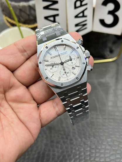 Audemars Piguet Royal Oak Chronograph Ref. 26240ST.OO.1320ST.07 “41mm Steel / Silver ‘Grande Tapisserie’ Dial”