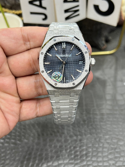 Audemars Piguet Royal Oak Ref. 15500ST “41mm Frosted Steel / Blue Dial