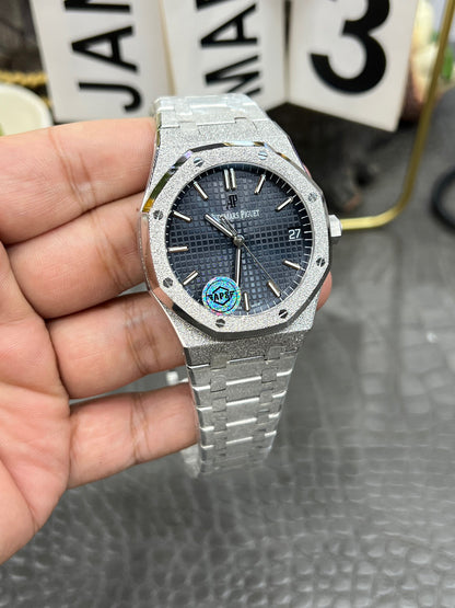 Audemars Piguet Royal Oak Ref. 15500ST “41mm Frosted Steel / Blue Dial
