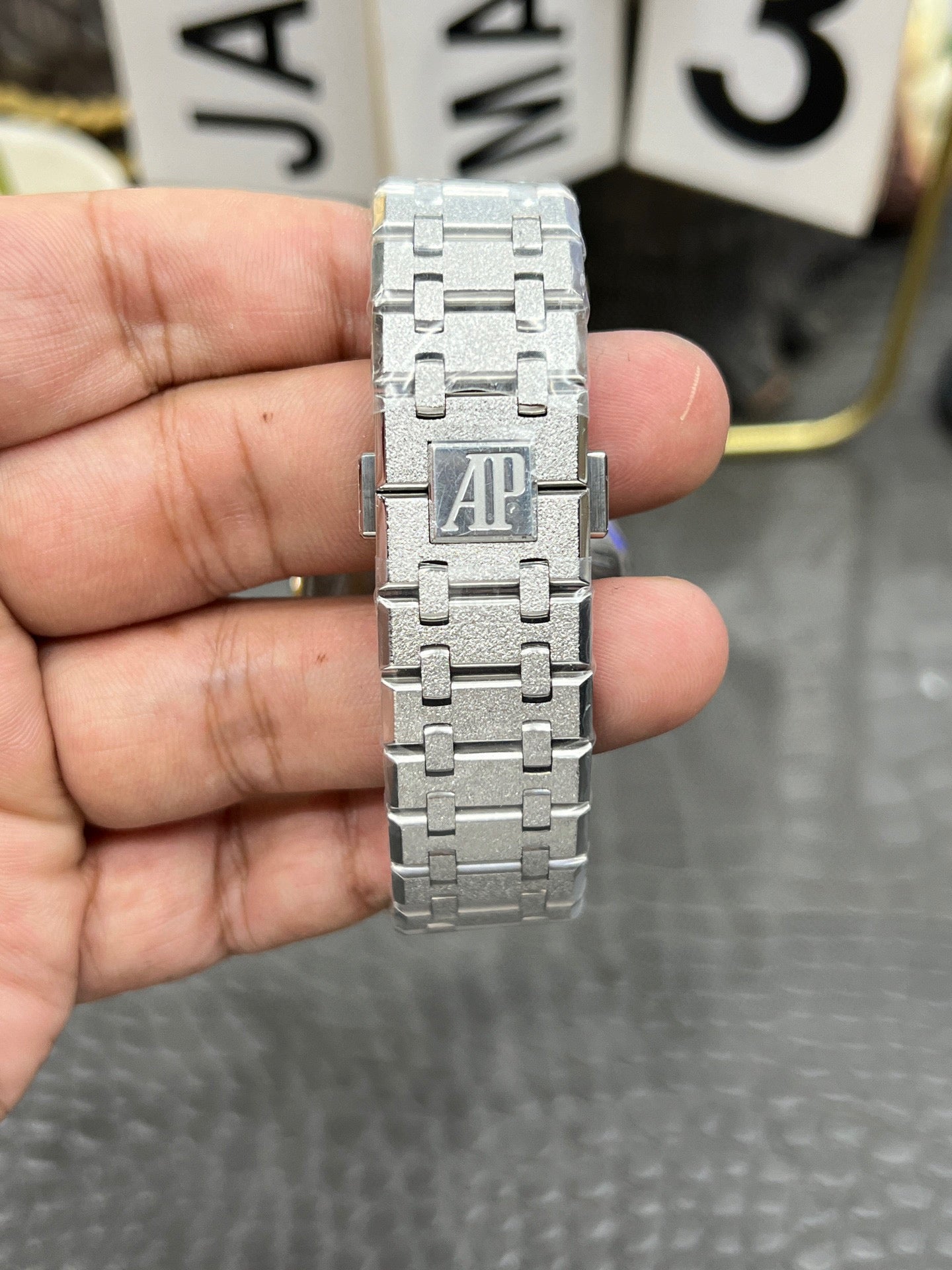 Audemars Piguet Royal Oak Ref. 15500ST “41mm Frosted Steel / Blue Dial