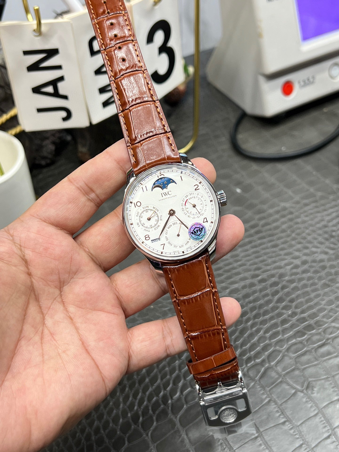 IWC Portugieser Perpetual Calendar Edition “Boutique Shanghai” Ref. IW503307 “44.2mm Stainless Steel / Silver Dial