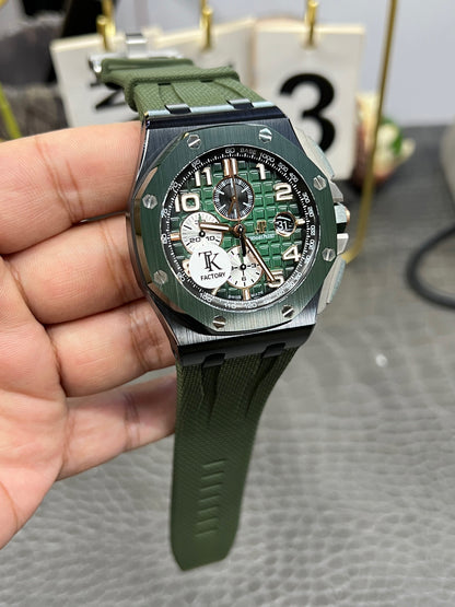 Audemars Piguet Royal Oak Offshore Ref. 26405CE.OO.A056CA.01 “44mm Green Ceramic / Smoked Green Dial