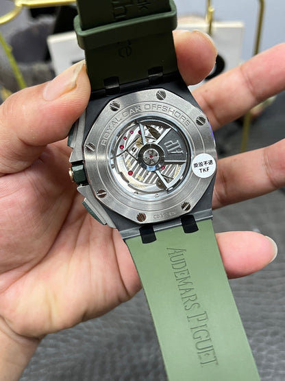 Audemars Piguet Royal Oak Offshore Ref. 26405CE.OO.A056CA.01 “44mm Green Ceramic / Smoked Green Dial