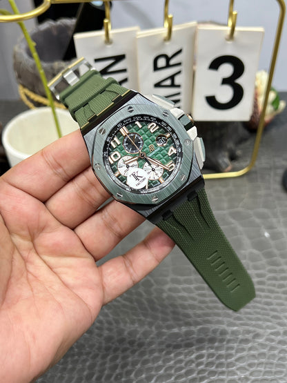 Audemars Piguet Royal Oak Offshore Ref. 26405CE.OO.A056CA.01 “44mm Green Ceramic / Smoked Green Dial