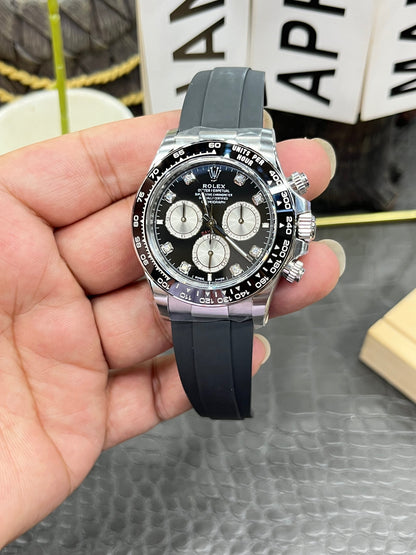 Rolex Cosmograph Daytona Ref. M126519LN-0004 “40mm 18 ct White Gold / Diamond-Set Bright Black Dial